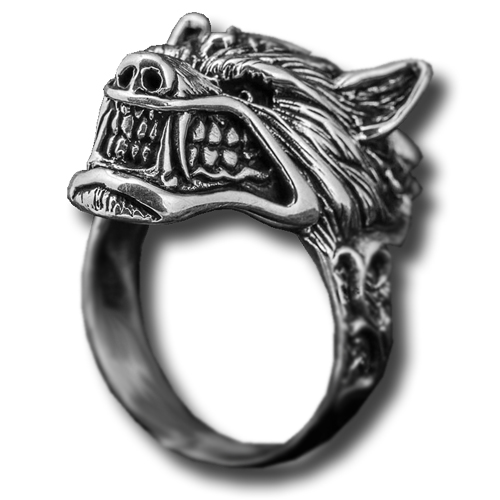 Перстень Волк - фото